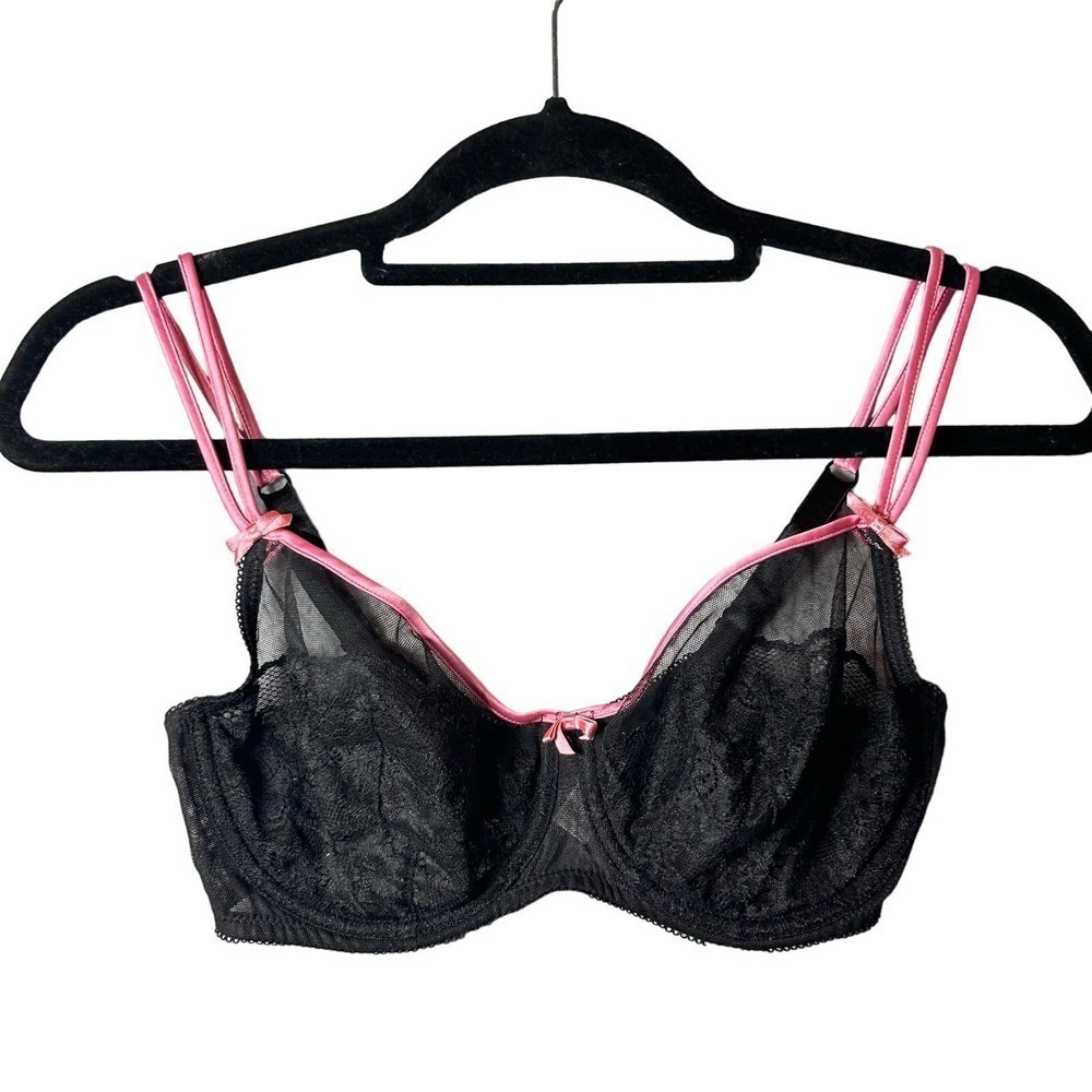 b.tempt'd by Wacoal Bra‎ Womens 34D Black Flirt Alert Lace Underwire Nordstrom